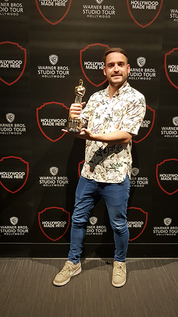 Cogiendo un Oscar