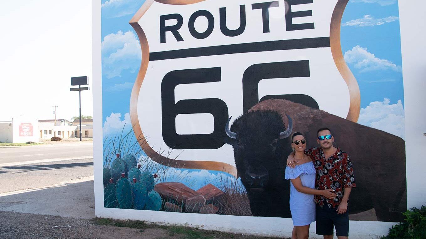 Mural de la Ruta 66