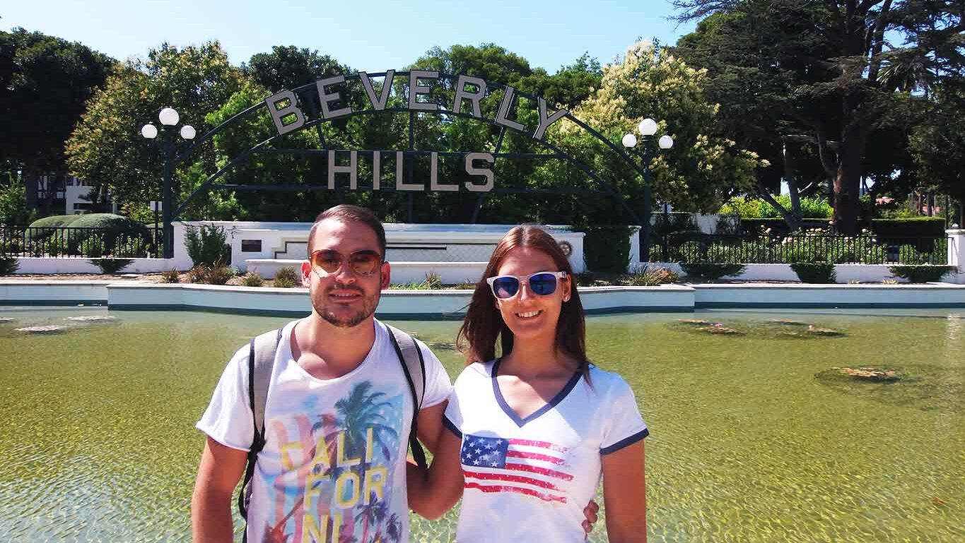 Beverly Gardens Park y Cartel de “Beverly Hills”​