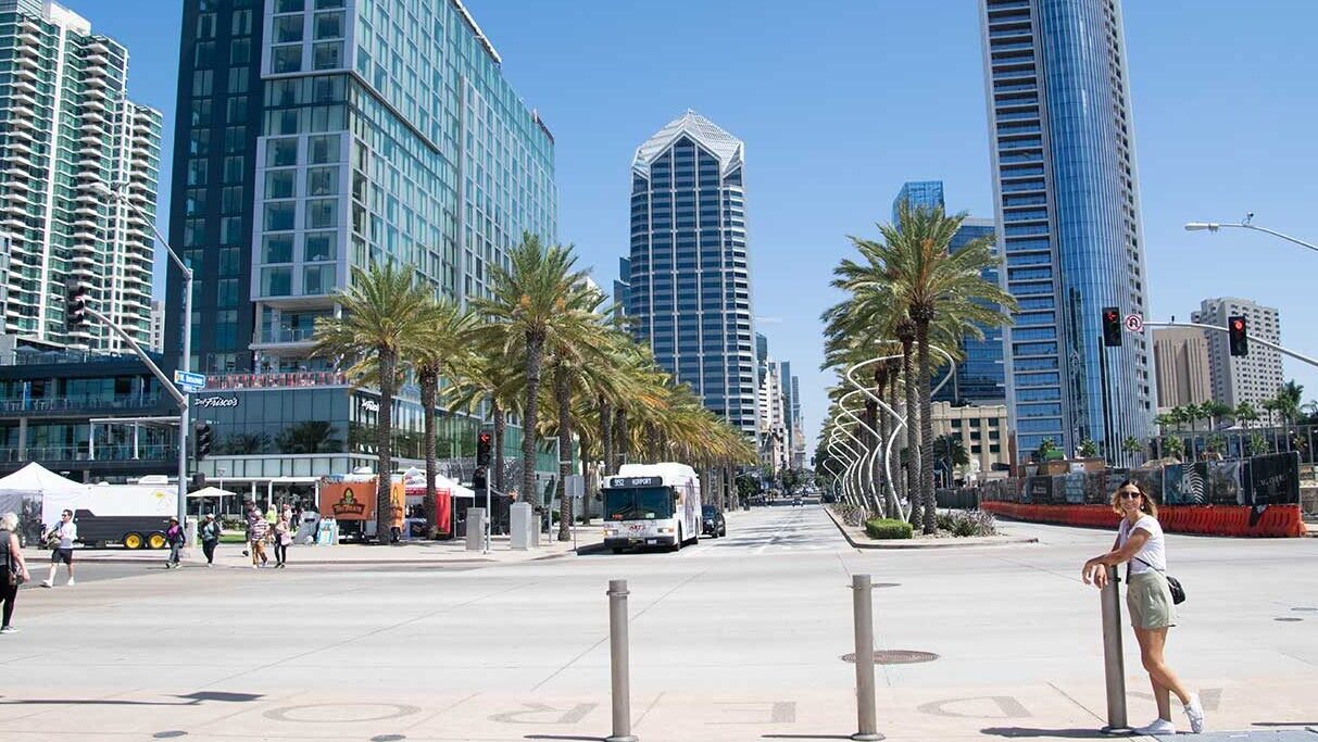 Paseo por Downtown, el centro de la ciudad de san diego