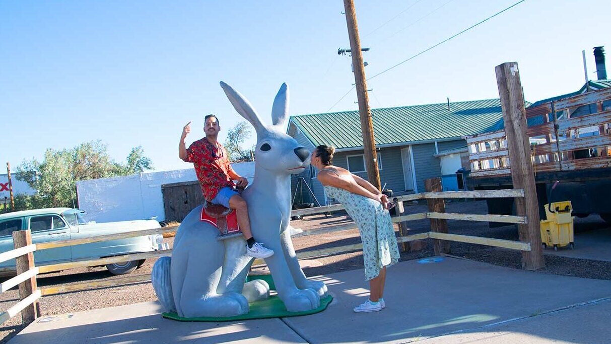 ruta 66 holbrook a las vegas Jack Rabbit Trading Post