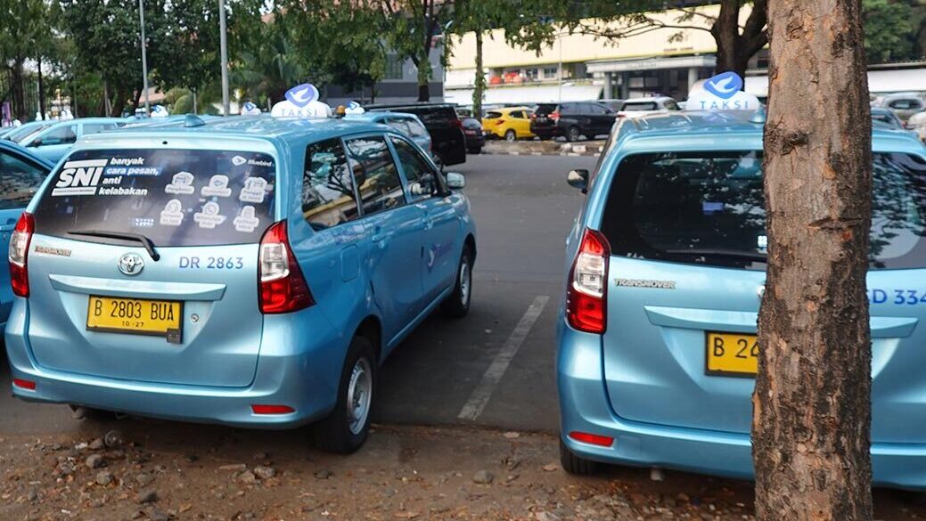 Blue Bird es el taxi oficial en Yakarta