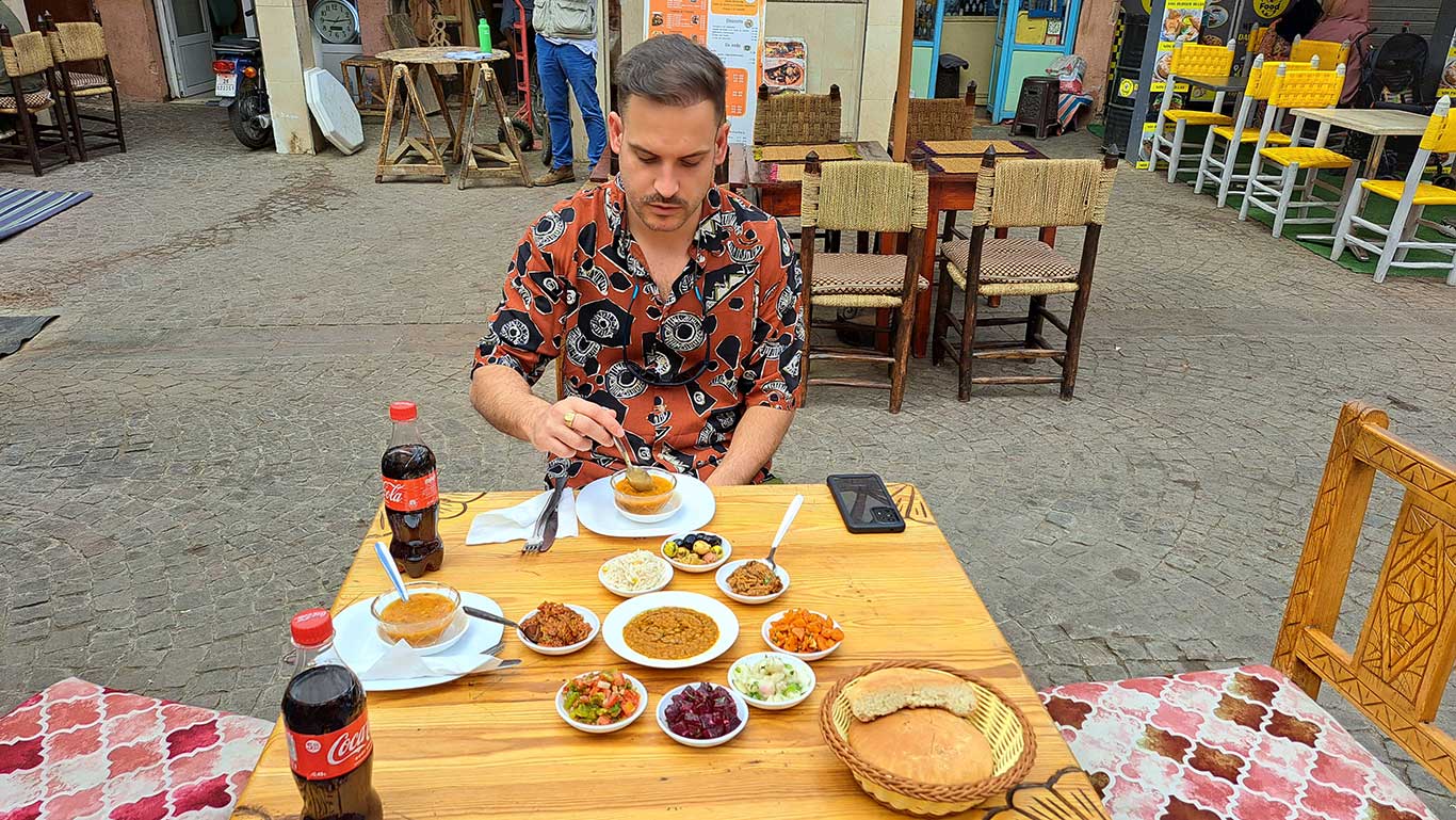 Prueba la comida típica de Marrakech