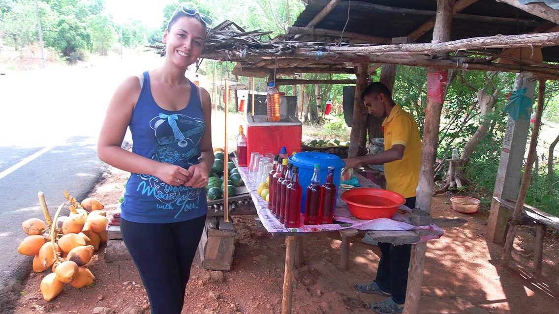 Puestos callejeros de fruta