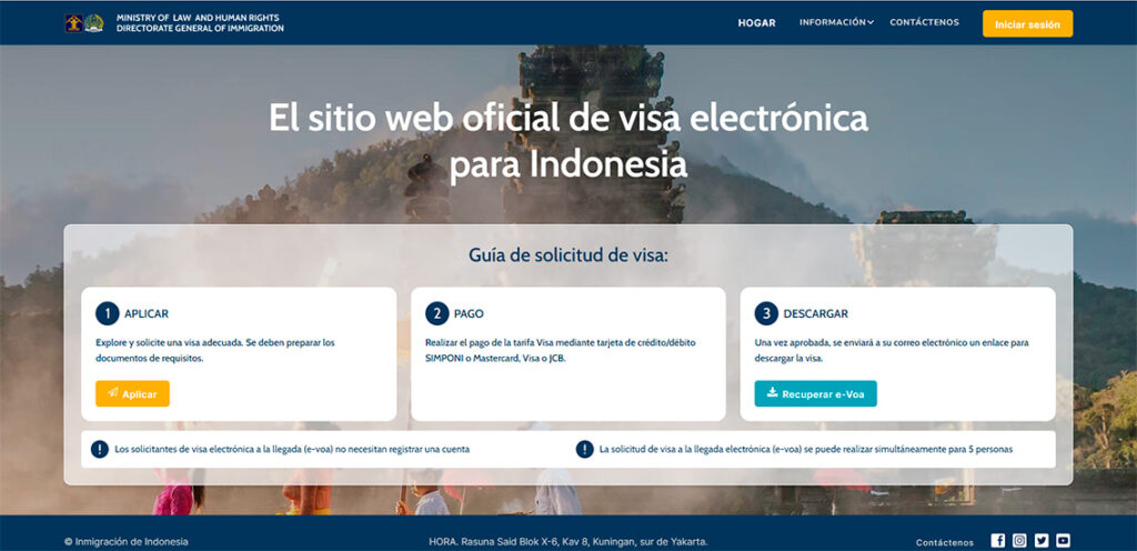 Dale a la opción de Aplicar para iniciar el trámite.