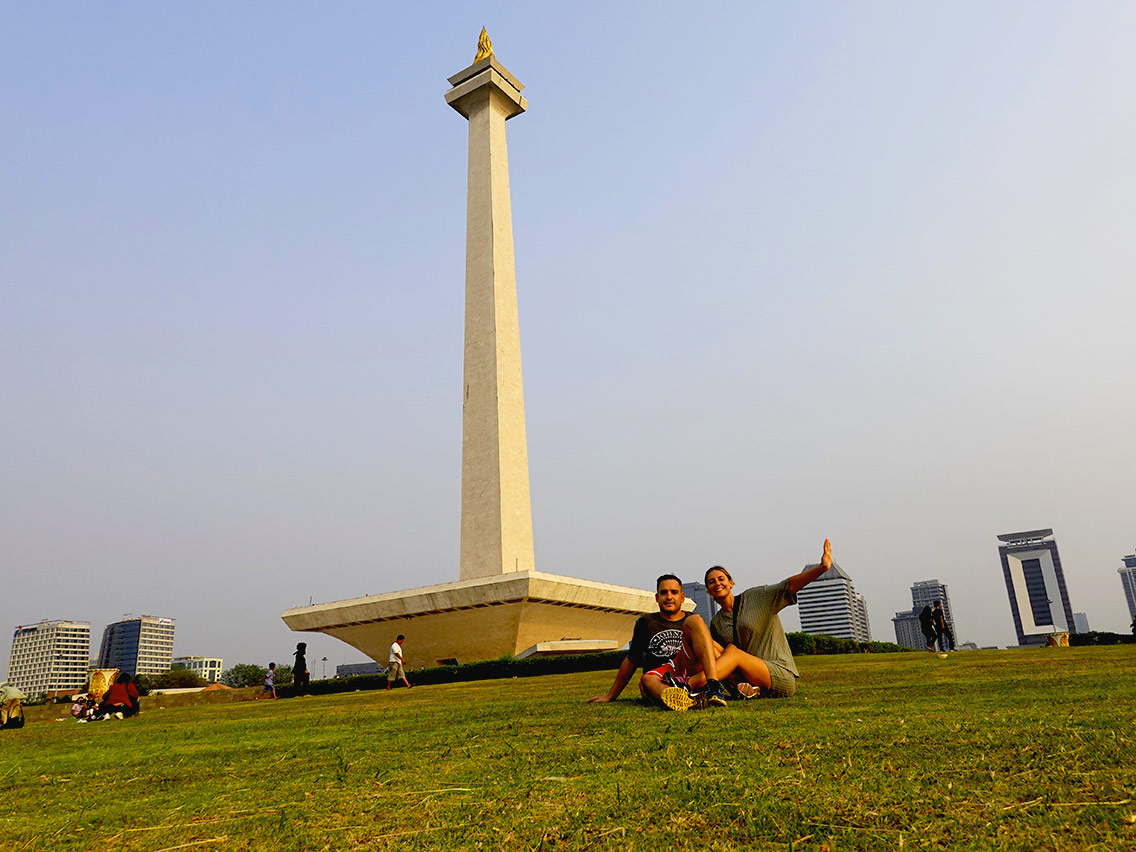 Monas y el Museo Nacional de Indonesia