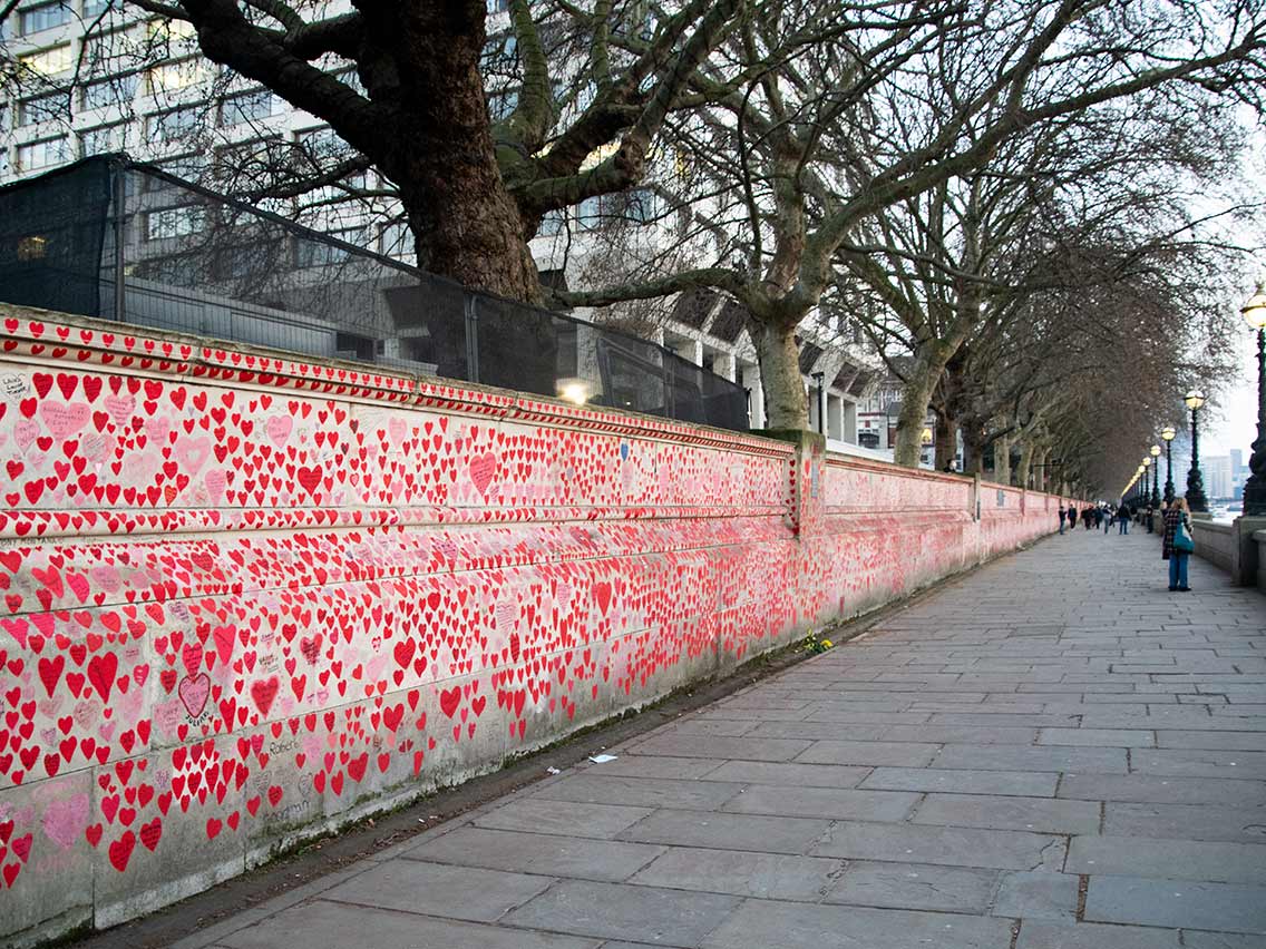 The National Covid Memorial Wall