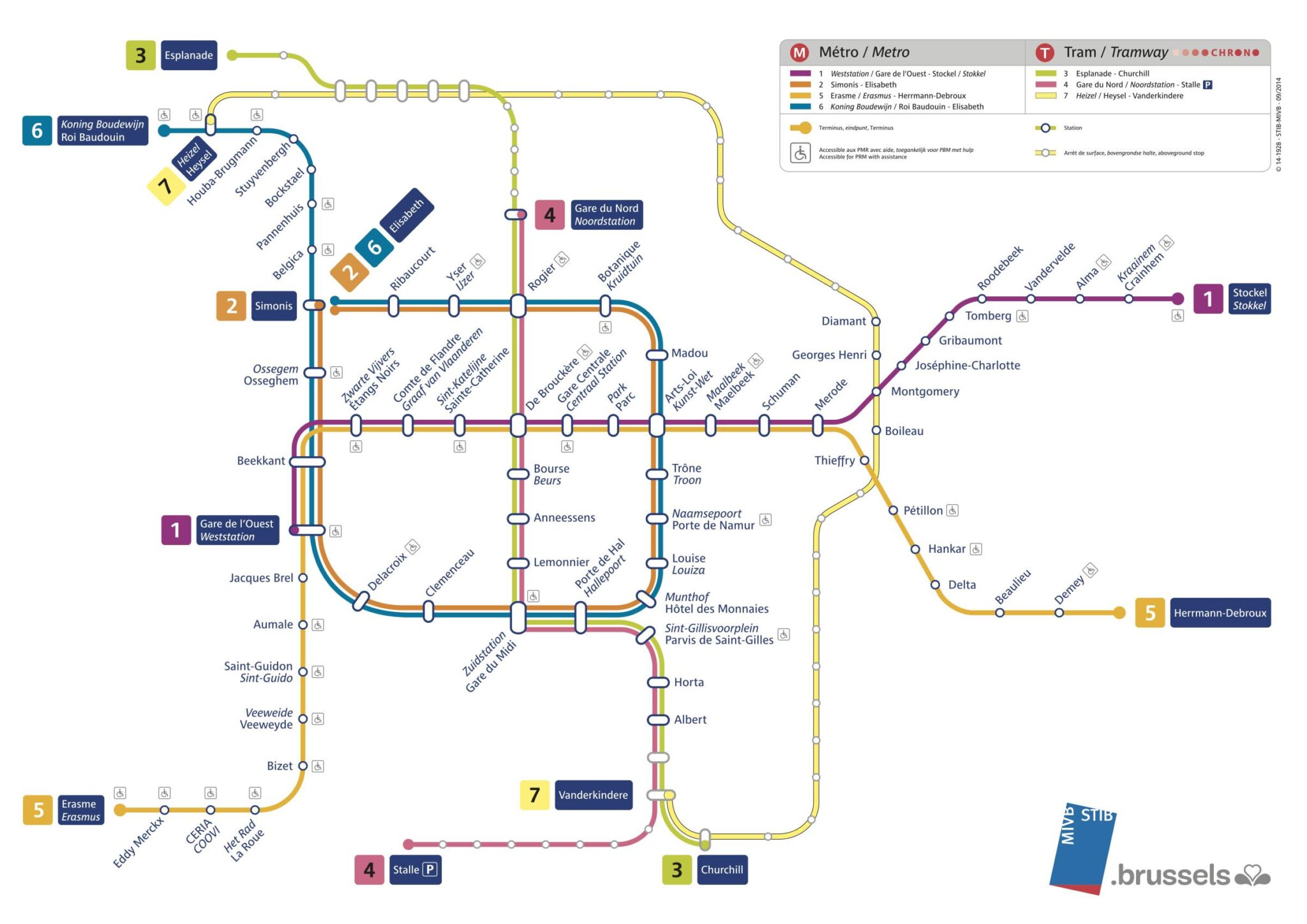 Metro de Bruselas