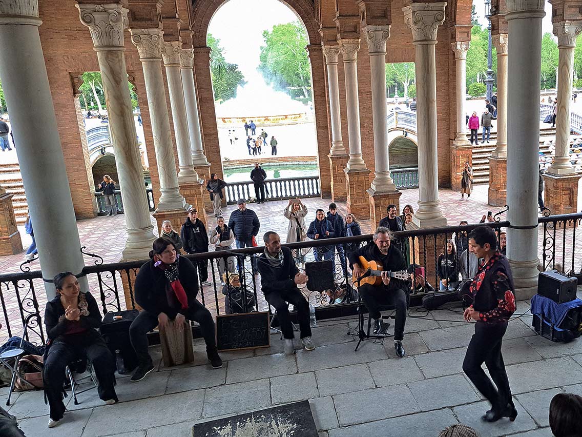 Bailes de flamenco en Plaza España