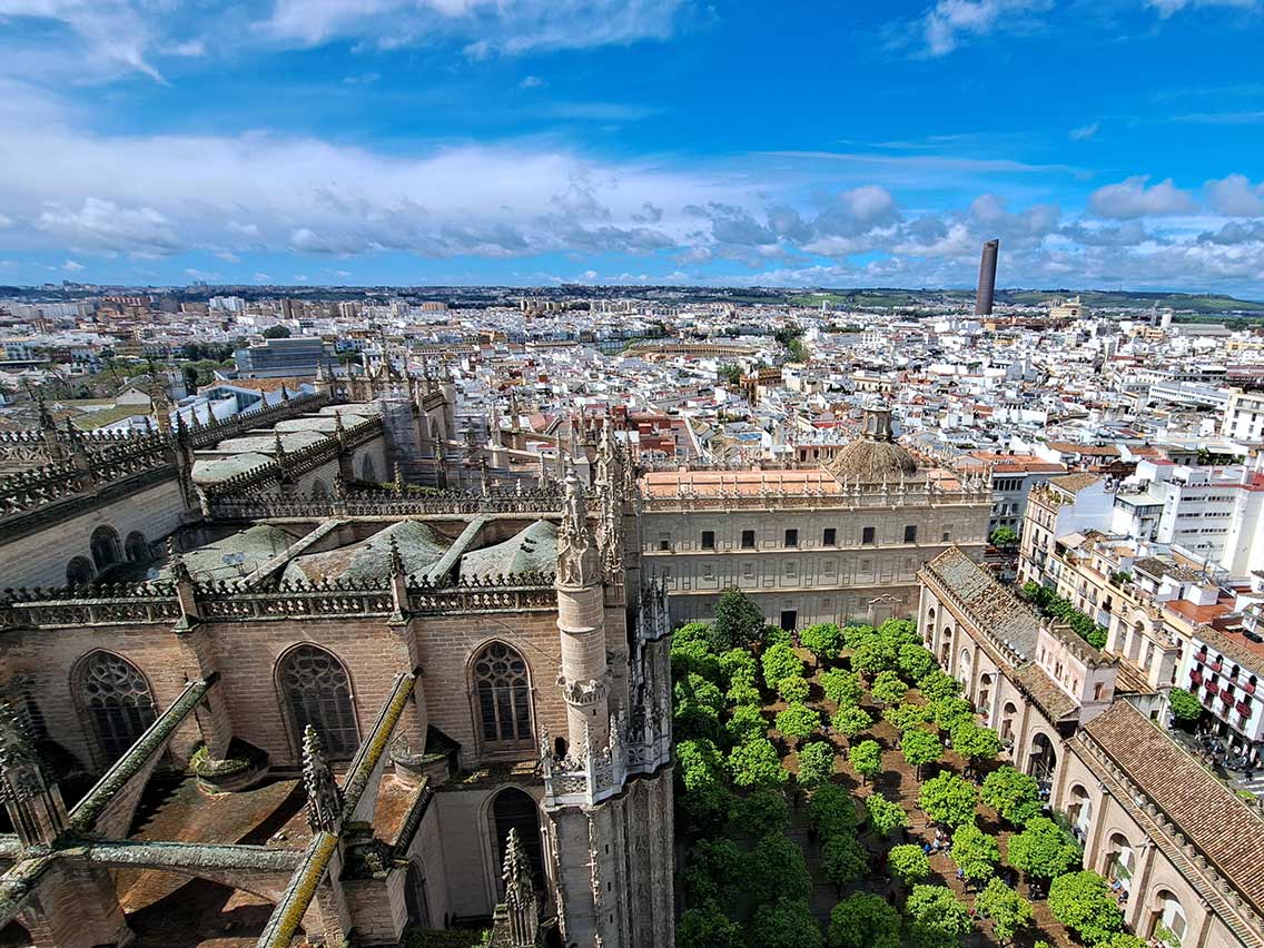 Las vistas desde La Catedral de Sevilla