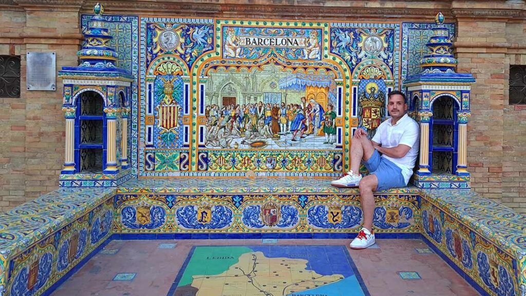 Encontrarás lugares muy fotogénicos por toda la Plaza de España