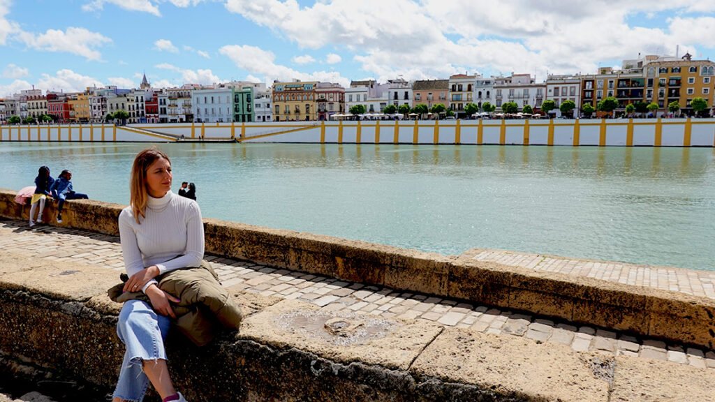 Vistas hacia el rio Guadalquivir de Sevilla