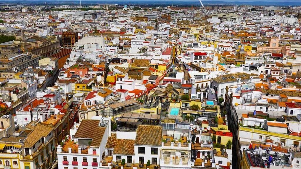 Vista panorámica de la ciudad de Sevilla