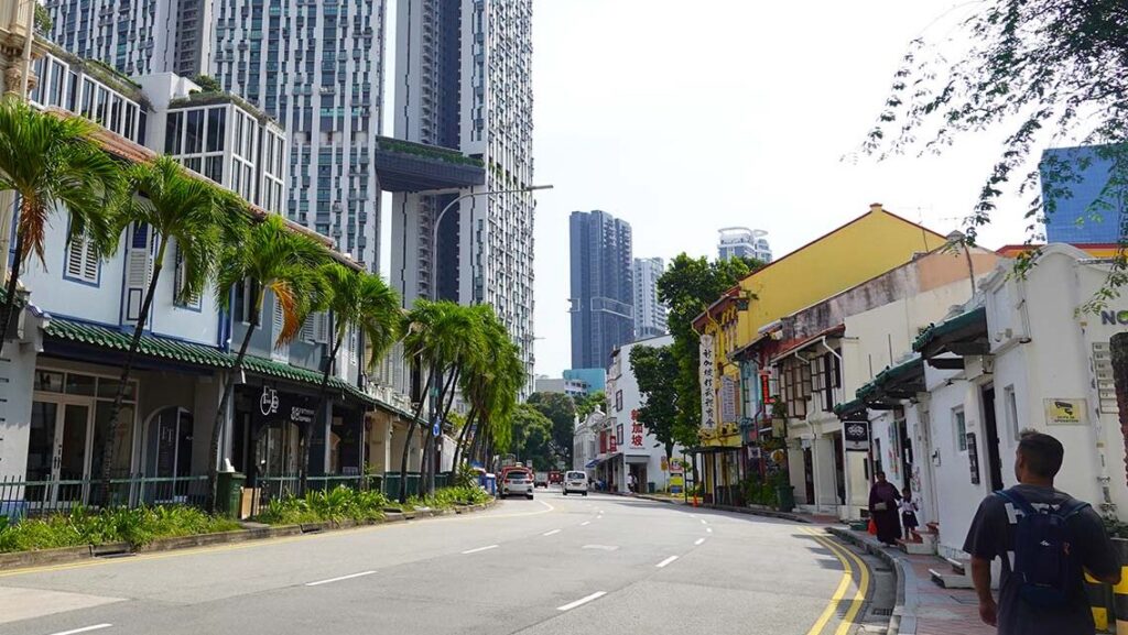 Vistas de la ciudad de Singapur.