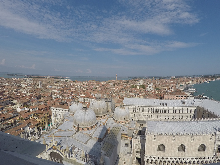 Vistas a Venecia desde la Torre Campanile