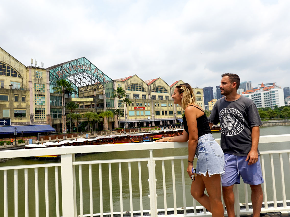 Vistas desde los puentes en The Quays