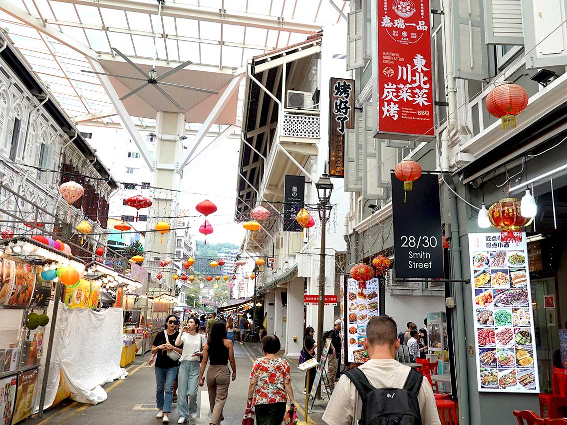 Mercadillo al aire libre de Chinatown