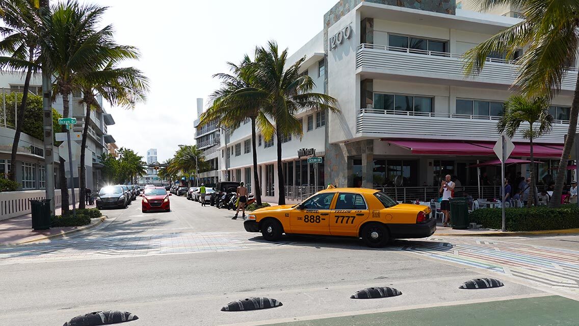 Llegar a Miami en taxi