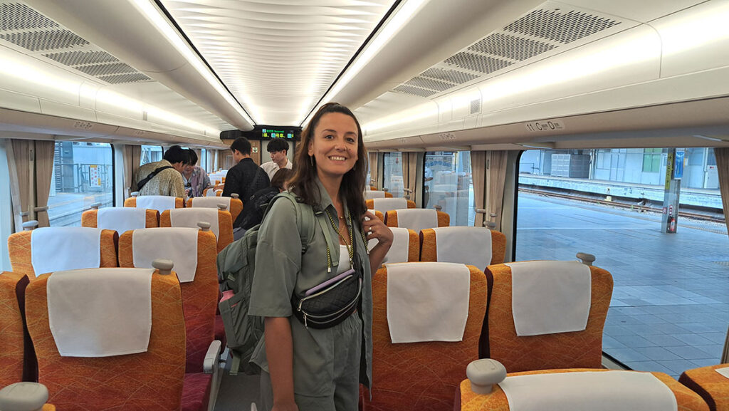 Tren Shinkansen a los Alpes Japoneses sin maletas