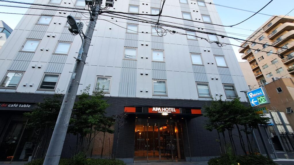 Exterior del APA Hotel Asakusabashi Ekimae de la cadena APA