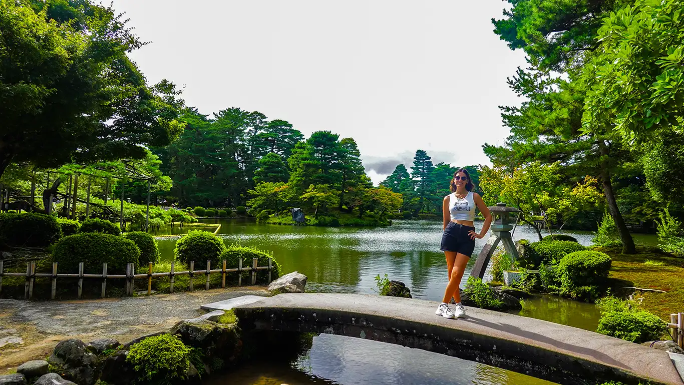 Jardín Kenrokuen, una de las mejores cosas qué ver en Kanazawa