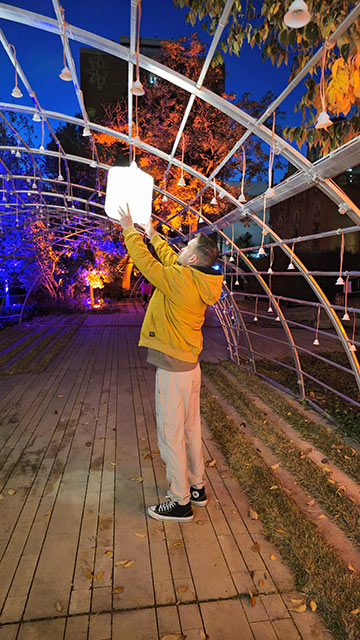 Encendido de farolillos