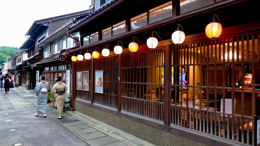 Barrio de las geishas en kanazawa