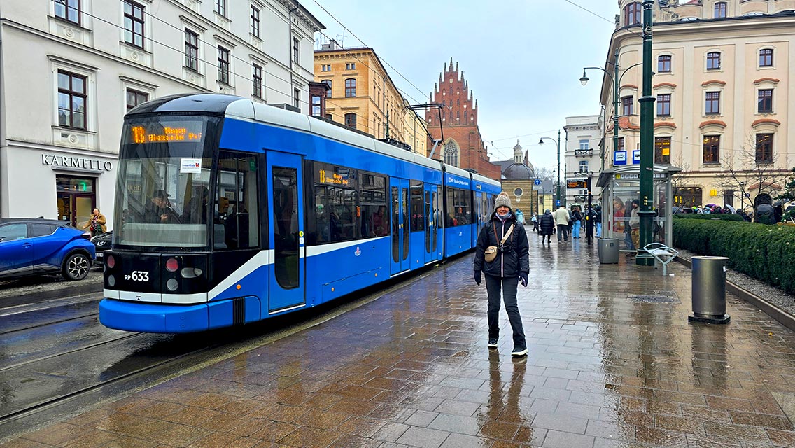 Transporte público para moverse por la ciudad