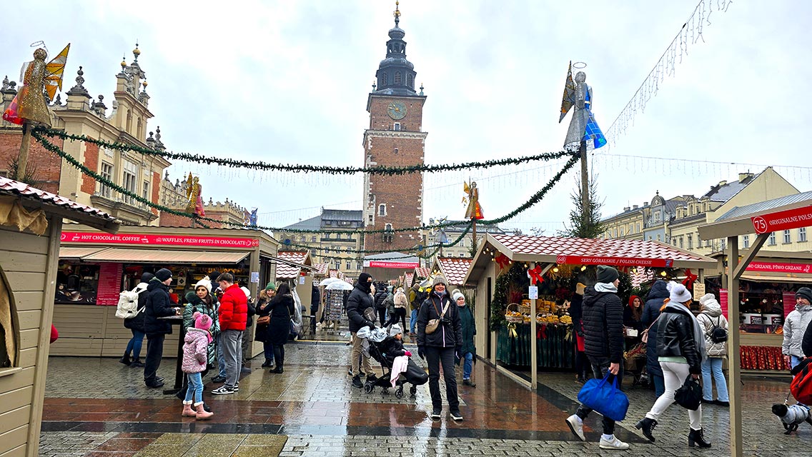 Mercadillo Plaza del Mercado o Rynek Glowny