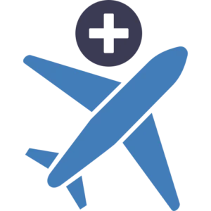 Icono avion ayuda