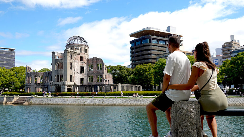La cúpula destruida por la bomba en Hiroshima
