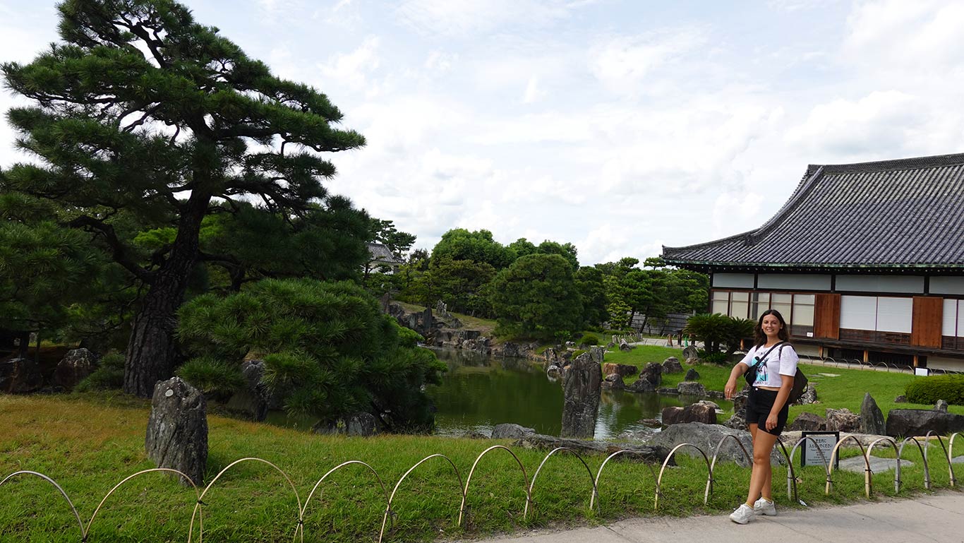 Cómo llegar a Kioto. Jardines del Castillo de Nijo