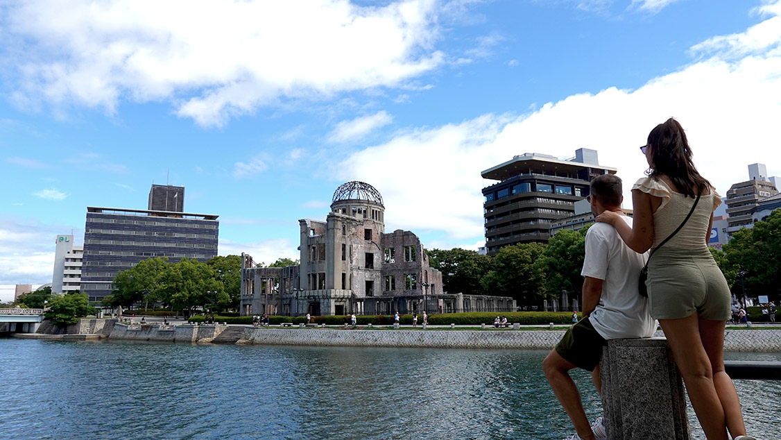 Vistas de la cúpula de Hiroshima