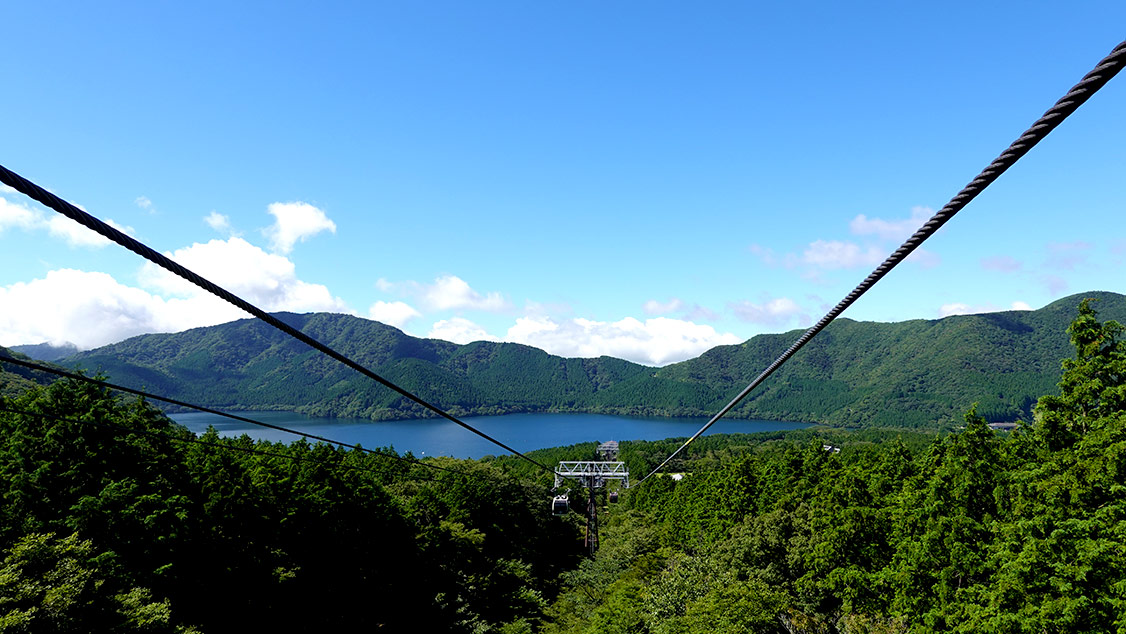 Teleférico en Owakudani