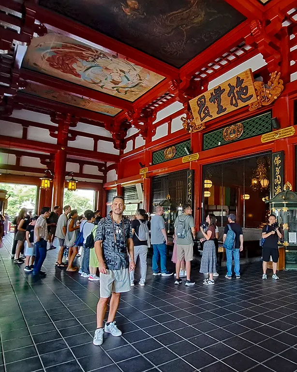 Interior Templo Senso-ji.