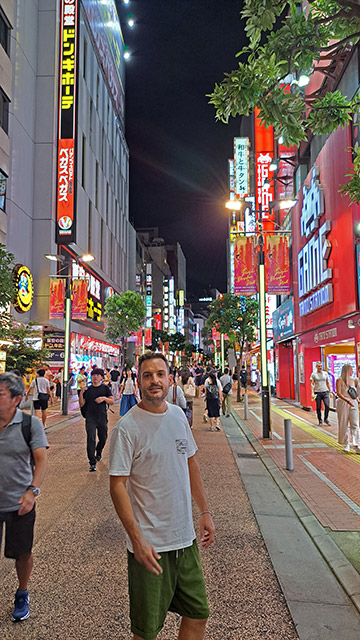 Luces en el barrio de Shinjuku