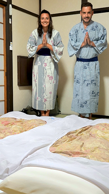 un ryokan como alojamiento