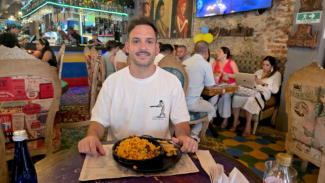 comiendo en cartagena de indias