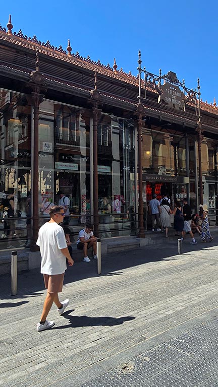 Fachada del Mercado de San Miguel