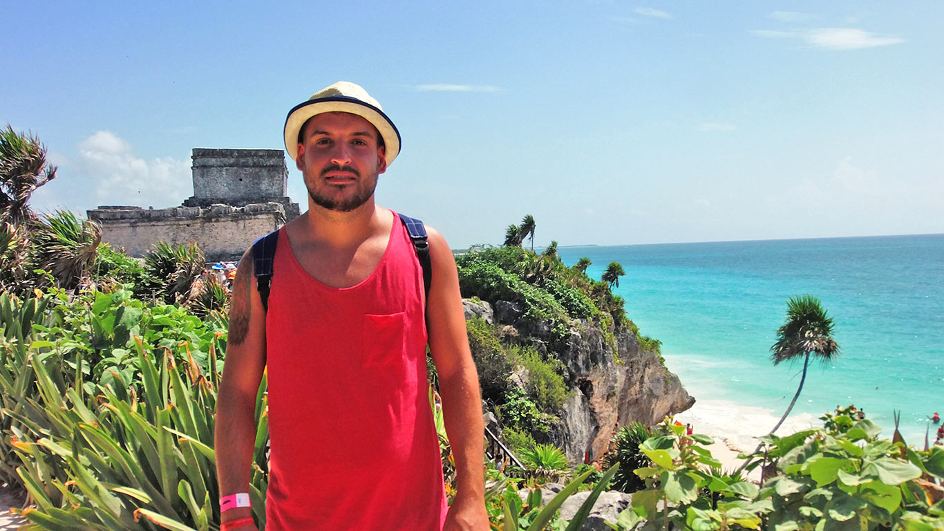 Playa de las ruinas de Tulum: playa paraíso
