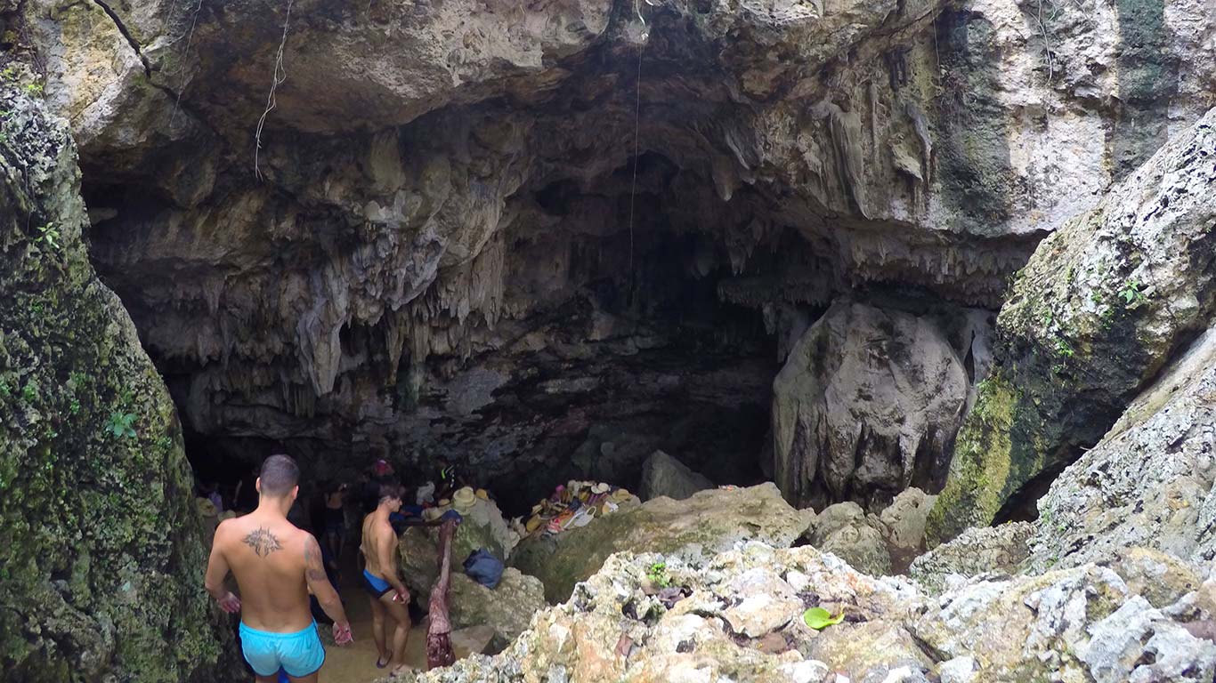 Entrada a un cenote