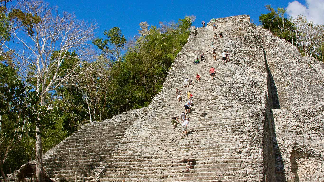 Ruina más famosa de Cobá