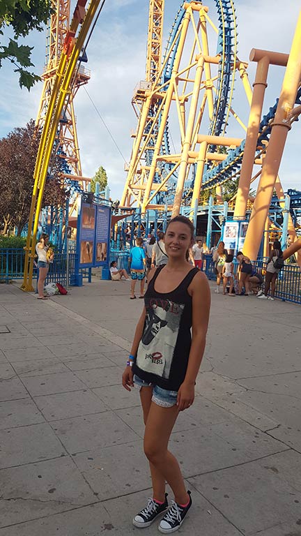 Atracción del parque Warner