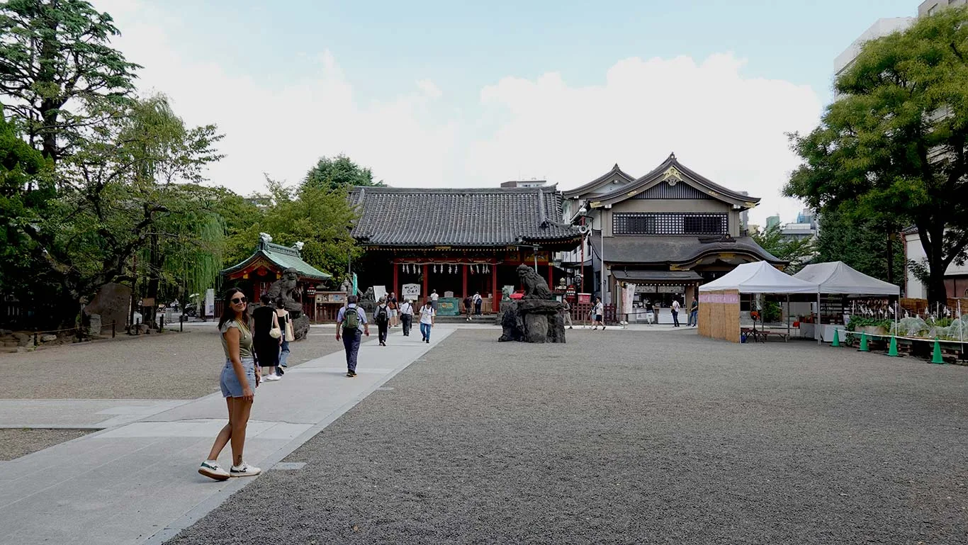 Entrada a unos de los templos del recinto Seno-ji