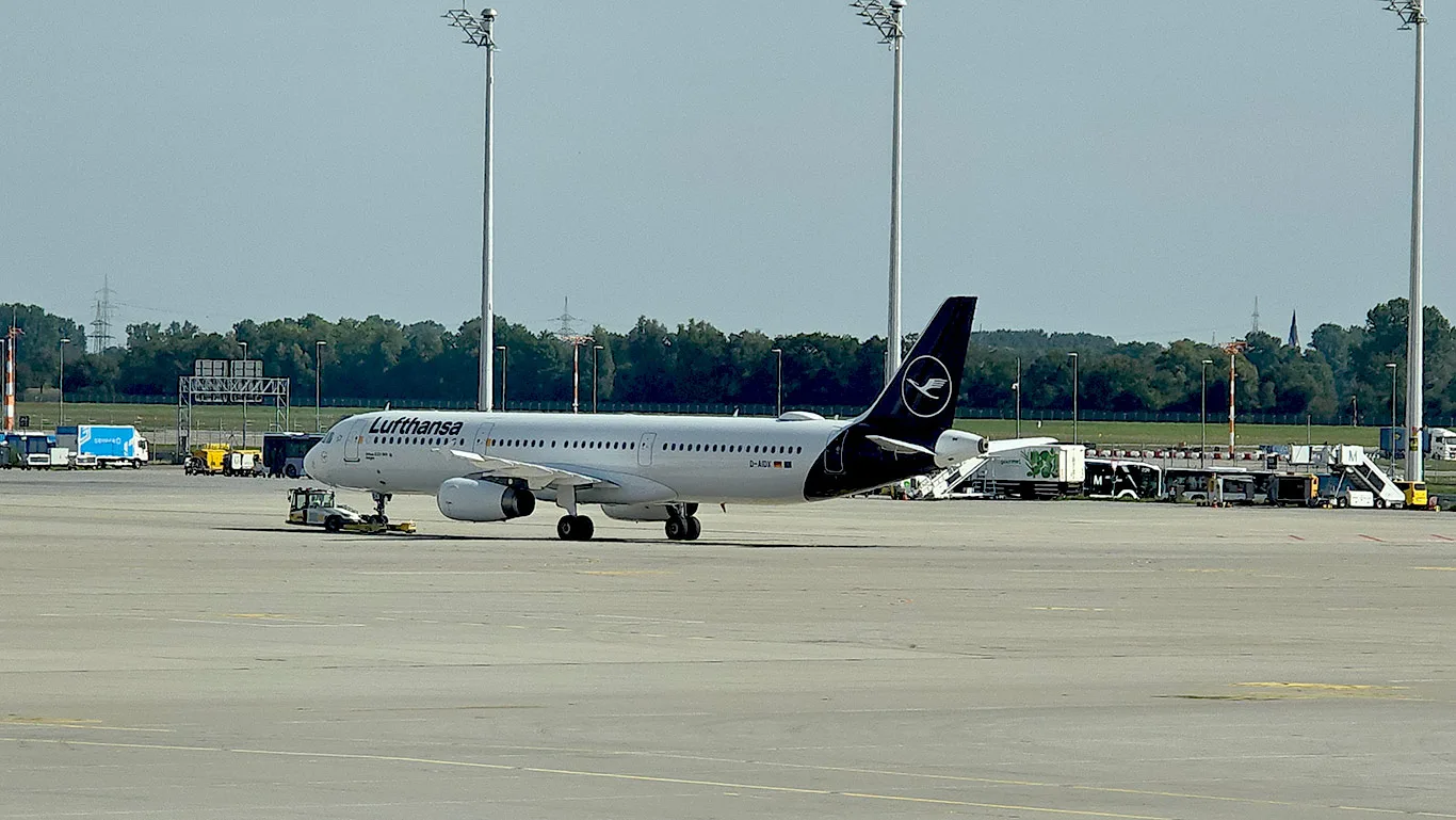 Avión de la compañía Lufthansa