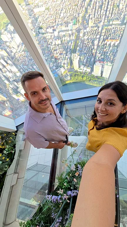 Pasarela de cristal de la Seúl Sky