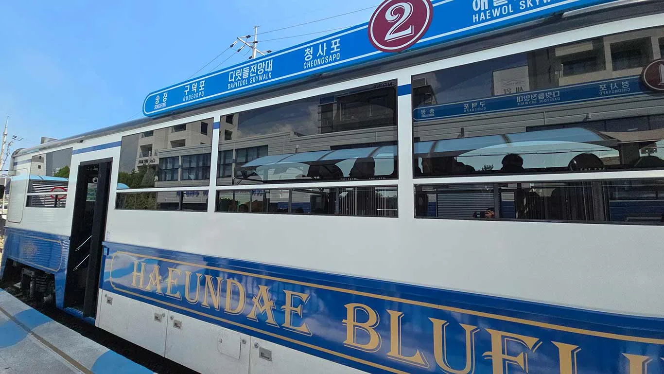 Exterior del Beach Train en Haeundae