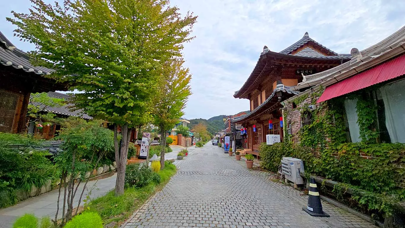 Calles de la antigua aldea de Jeonju