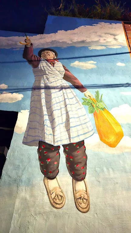 Mural del barrio Dong-gu de Busan