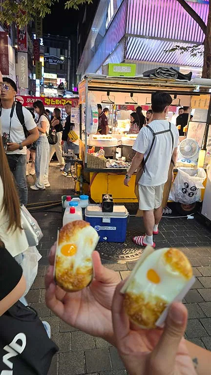 Comida del mercado callejero